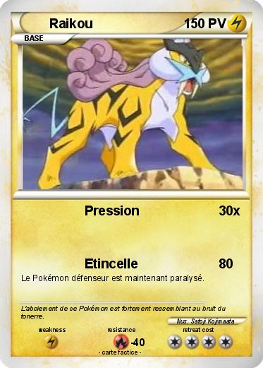 Pokemon Raikou