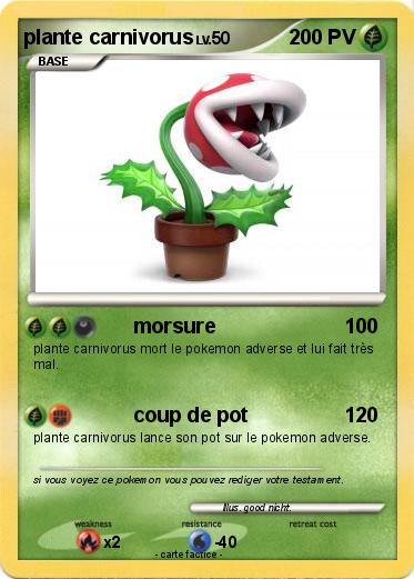 Pokemon plante carnivorus