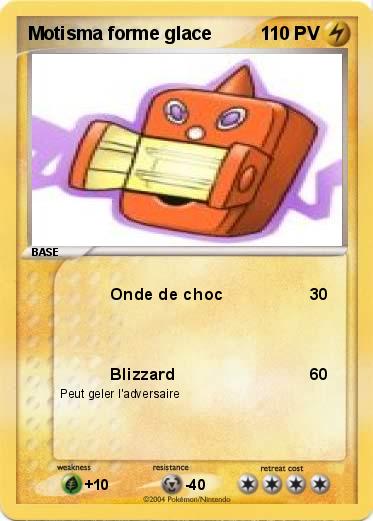Pokemon Motisma forme glace