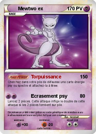 Pokemon Mewtwo ex