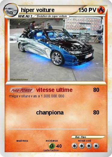 Pokemon hiper voiture