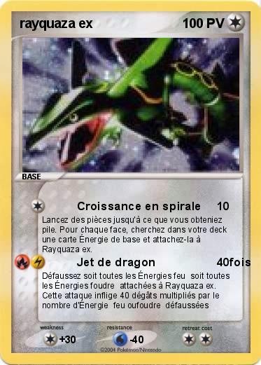 Pokemon rayquaza ex