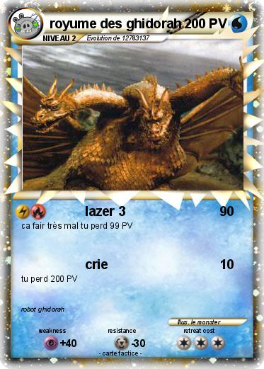Pokemon royume des ghidorah