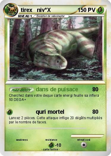Pokemon tirex   niv°X