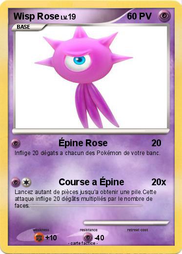 Pokemon Wisp Rose