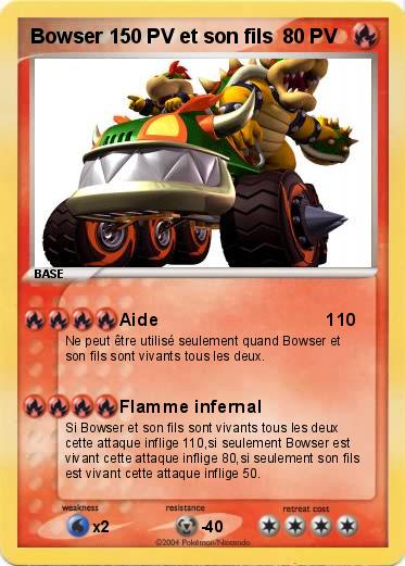 Pokemon Bowser 150 PV et son fils