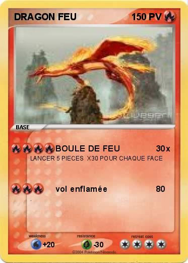 Pokemon DRAGON FEU