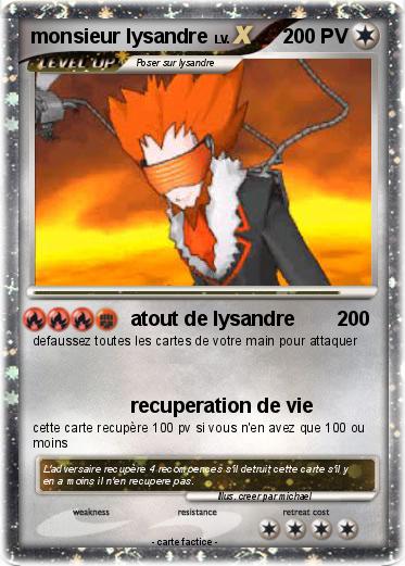 Pokemon monsieur lysandre