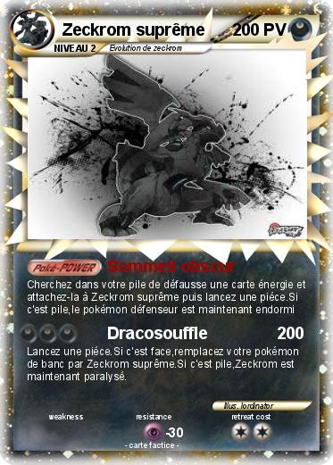 Pokemon Zeckrom suprême