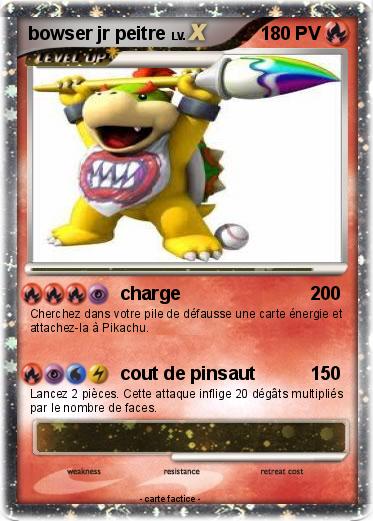 Pokemon bowser jr peitre