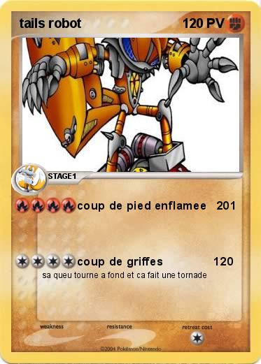 Pokemon tails robot