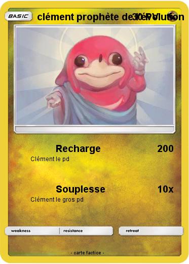 Pokemon clément prophète de l'évolution