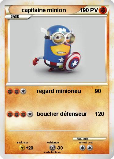 Pokemon capitaine minion