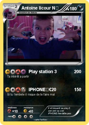 Pokemon Antoine licour N