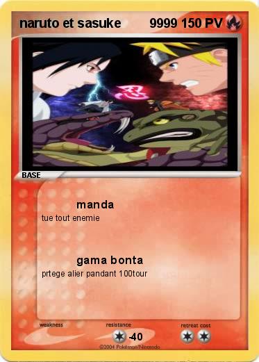 Pokemon naruto et sasuke        9999