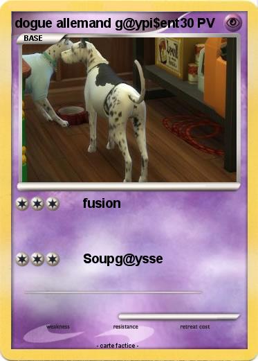 Pokemon dogue allemand g@ypi$ent