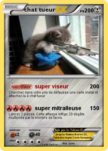 Pokemon chat tueur