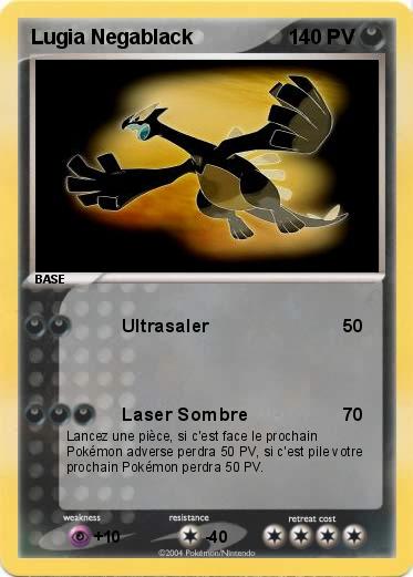 Pokemon Lugia Negablack