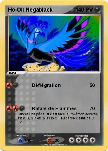 Pokemon Ho-Oh Negablack