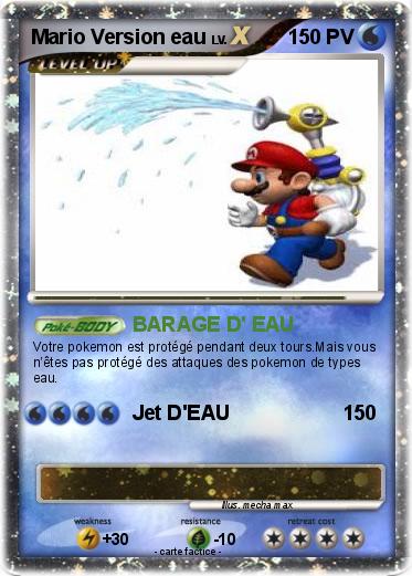 Pokemon Mario Version eau