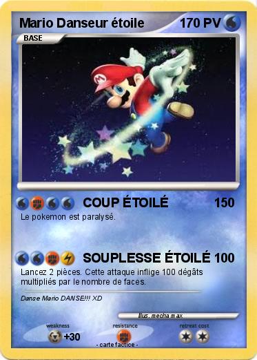 Pokemon Mario Danseur étoile