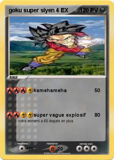 Pokemon goku super siyen 4 EX 