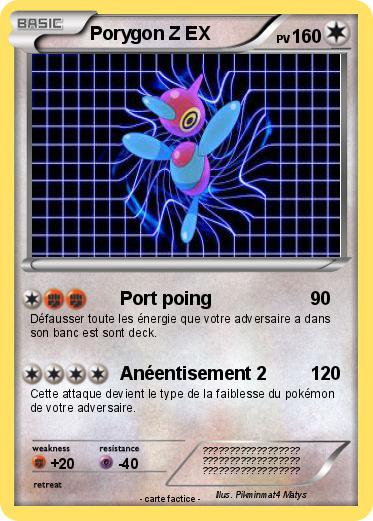 Pokemon Porygon Z EX