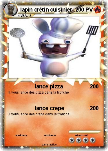 Pokemon lapin crétin cuisinier