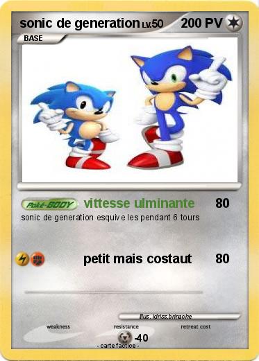 Pokemon sonic de generation