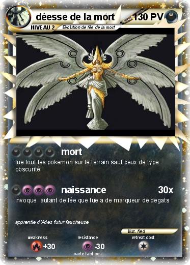 Pokemon déesse de la mort