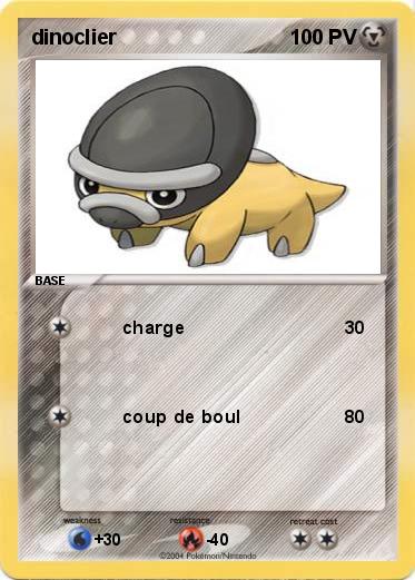 Pokemon dinoclier