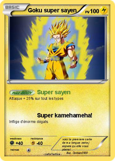 Pokemon Goku super sayen