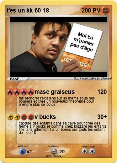 Pokemon t'es un kk 60 18