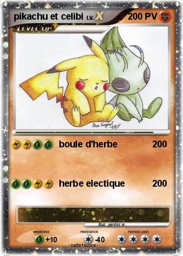 Pokemon pikachu et celibi