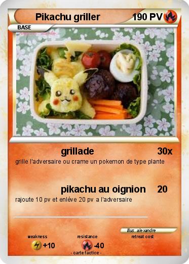 Pokemon Pikachu griller