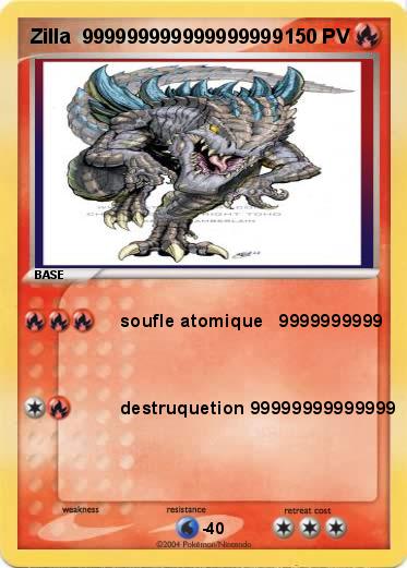 Pokemon Zilla  999999999999999999