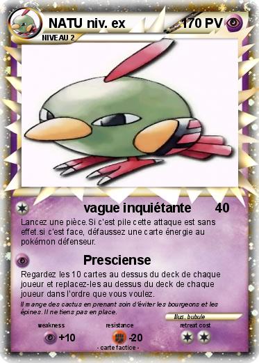 Pokemon NATU niv. ex