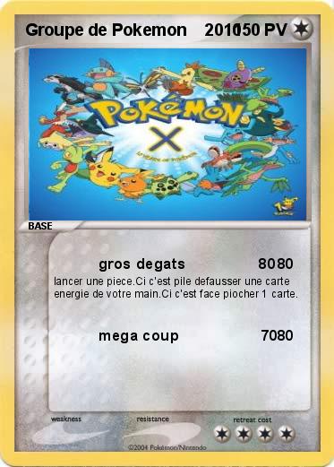 Pokemon Groupe de Pokemon    2010