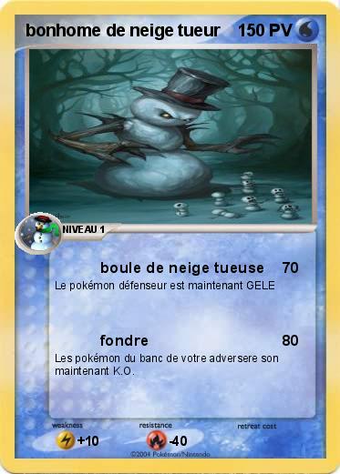 Pokemon bonhome de neige tueur