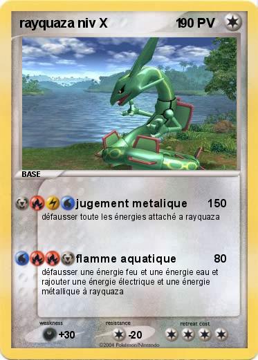 Pokemon rayquaza niv X                   1