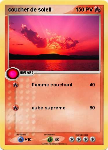Pokemon coucher de soleil