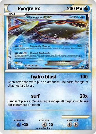 Pokemon kyogre ex