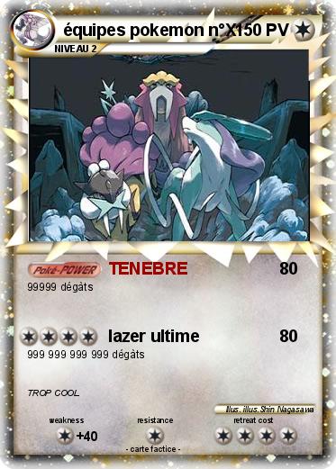 Pokemon équipes pokemon n°X