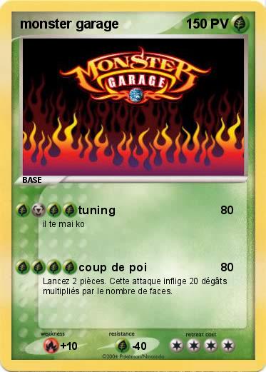 Pokemon monster garage
