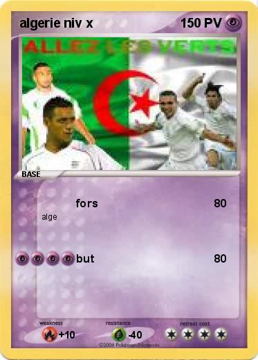 Pokemon algerie niv x