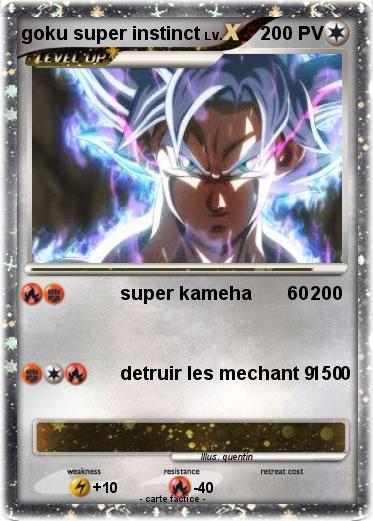 Pokemon goku super instinct