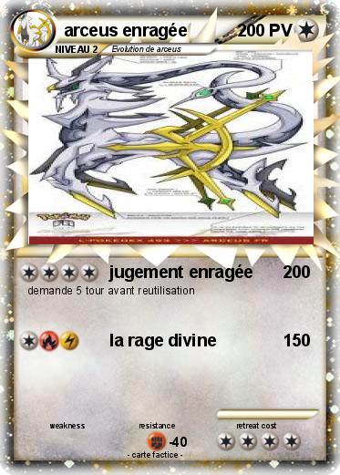 Pokemon arceus enragée
