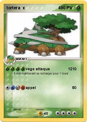 Pokemon tortera  x                            4