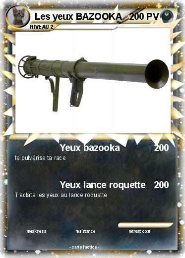 Pokemon Les yeux BAZOOKA