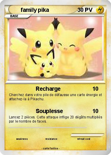 Pokemon family pika